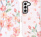 iMoshion Hoesje Geschikt voor Samsung Galaxy S22 Hoesje Met Pasjeshouder - iMoshion Design Softcase Bookcase - Roze / Blossom Watercolor