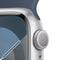 Apple Watch Series 9 - Smartwatch - GPS - 41mm Aluminium Zilver (Blauw)