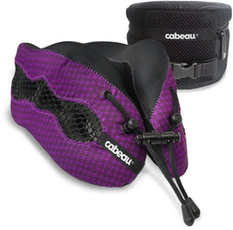 Cabeau Evolution Cool - Nekkussen met oordopjes - Thermische technologie - Paars