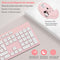 Wireless Keyboard and Mouse, Ergonomic Wireless Keyboard and Mouse, Spanish QWERTY, Full Size with N