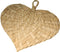 Wanddecoratie Hart - 78x65 - Naturel