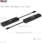 Club 3D CSV-1596 - 6-in-1 USB Gen1 Type-C Hub - 1x Ethernet 1Gbps 1x HDMI 2x USB 2.0 type-A 2x USB 3.2 type-C - Zwart
