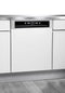 Bauknecht OBBC EcoSilent 9760 - Half geïntegreerde vaatwasser A - 14 couvert - RVS