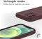 imoshion Hoesje - Geschikt voor iPhone 12 - EasyGrip Backcover - Aubergine