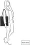 DSTRCT Portland Road - Suede Leren Shopper Anaconda Print - Grijs