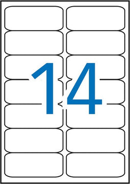 Apli laser A4 etiketten 99 | 1x38 | 1mm1400x
