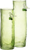 J-Line vaas Lang Vogel - glas - groen - large - 32 cm hoog