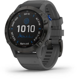 Garmin fēnix 6 Pro Solar - Smartwatch - GPS Hartslagmeting Muziekopslag - Zwart (Grijs)