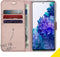 Accezz Samsung Galaxy S20 FE - Wallet Softcase Bookcase - 3 pashouders - Roze