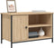 vidaXL - Tv-meubel - 80x40x50 - cm - bewerkt - hout - sonoma - eikenkleurig