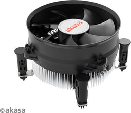 Akasa AK-CC6603EP01 - CPU Koeler - Intel LGA 1700 - 77W TDP - 95 mm PWM ventilator - 59,2 mm hoog