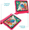 imoshion Galaxy Tab S7 FE/S7 Plus/S8 Plus - Kidsproof Backcover - Schokabsorberend met handvat - Roze