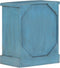 vidaXL - Nachtkastje - 40x30x50 - cm - massief - mangohout - blauw