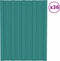 vidaXL - Dakpanelen - 36 - st - 60x45 - cm - gegalvaniseerd - staal - groen