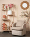 Mica Decorations Vaas Parma - 15x15x35 cm - Keramiek - Bruin