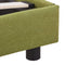 vidaXL - Bedframe - stof - groen - 120x200 - cm