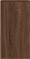 vidaXL - Nachtkastje - met - lade - 35x34x66,5 - cm - bruin - eikenkleurig