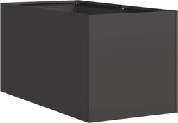 vidaXL - Plantenbak - 40x80x40 - cm - koudgewalst - staal - zwart