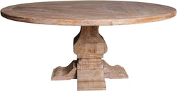 PTMD Eettafel Iepen hout bruin 180cm rond 1800 X 1800 X 780