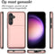 iMoshion Hoesje Geschikt voor Samsung Galaxy S24 Plus Hoesje - Ruimte voor 2 pasjes - iMoshion Backcover met pasjeshouder - Rosé Goud