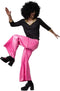 Dressforfun - Mannenkostuum Funky Disco Dancer - Tweedelig met gouden accenten - Zwart & Roze