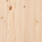 vidaXL - Houtblokhouder - 33,5x30x110 - cm - massief - grenenhout