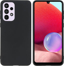 iMoshion Hoesje Geschikt voor Samsung Galaxy A33 Hoesje Siliconen - iMoshion Color Backcover - Zwart