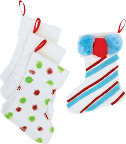 Versier je eigen Kerstsok, Set van 12