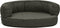 vidaXL-Hondenbed-ergonomisch-linnen-look-75x53-cm-fleece-zwart