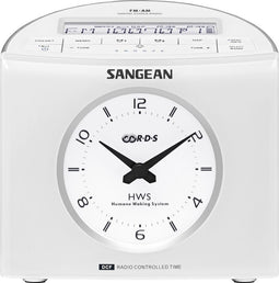 Sangean RCR-9 - Klokradio - FM-RDS/AM 18 voorkeuzezenders - Wit