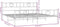 vidaXL - Bedframe - met - hoofd- - en - voeteneinde - metaal - wit - 180x200 - cm