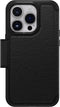 Otterbox iPhone 14 Pro Max - Strada - Schokbestendig lederen folio met kaarthouder - Zwart