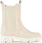PS Poelman LYNN - Chelsea Laarzen - Nubuck - Light Beige - Maat 40