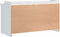 vidaXL - Gangbankje - SANDNES - wit - 87x40x50 - cm - massief - grenenhout