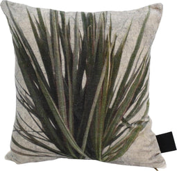 PTMD Grass Vierkant Kussen - 45 x 5 x 45 cm - Katoen - Groen