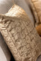 Dutch Decor COLETTE - Kussenhoes 45x45 cm - velours - luxe kroko print - Sepia - bruin - met rits