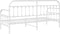 vidaXL - Ligbedframe - in - Wit, - 75x190 - cm, - Van - Staal