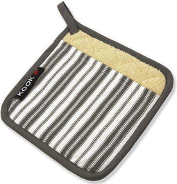 KOOK Pannenlap Streep - Grijs