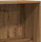 vidaXL - Boekenkast - 60x30x114 - cm - bewerkt - hout - artisanaal - eikenkleurig