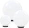 vidaXL 6-delige LED-bollampenset rond 20/30/40 cm PMMA