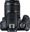 Canon EOS 2000D - Spiegelreflexcamera kit - 24,1 MP - 18-55mm f/3.5-5.6 DC-lens - Zwart