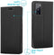 iMoshion Hoesje Geschikt voor Samsung Galaxy S20 Hoesje Met Pasjeshouder - iMoshion Slim Folio Bookcase - Zwart