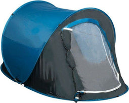 Camp Active Pop-up Tent - 2 persoons - lichtgewicht - waterdicht - blauw