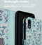 iMoshion Hoesje Geschikt voor iPhone Xr Hoesje Met Pasjeshouder - iMoshion Design Bookcase smartphone - Blauw / Blue Flowers