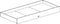 Bopita Bobby lade 90x200 - Wit