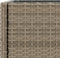 vidaXL - Plantenbak - met - schap - poly - rattan - grijs
