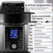 Saaf Multicooker - 5.8L - Airfryer Slowcooker Rijstkoker Stomer Snelkookpan - Zwart