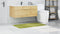 vidaXL - Badmat - Rechthoekig - Groen - 70x120 - cm - Polypropeen - Antislip