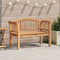 vidaXL - Tuinbank - 120x53.5x85 - cm - Massief - Teakhout