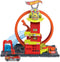 Hot Wheels City Mega Looping Brandweerkazerne - Speelset met aanpasbare looping - Inclusief 1 brandweerauto (1 stuk)